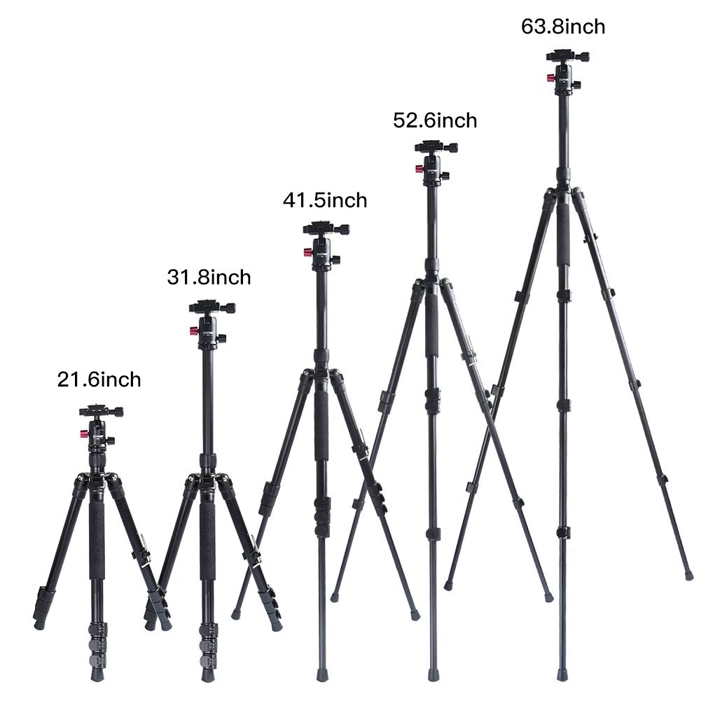 K&F Concept MT-01 mini Tripod Grey Aluminium  ขาตั้งกล้อง